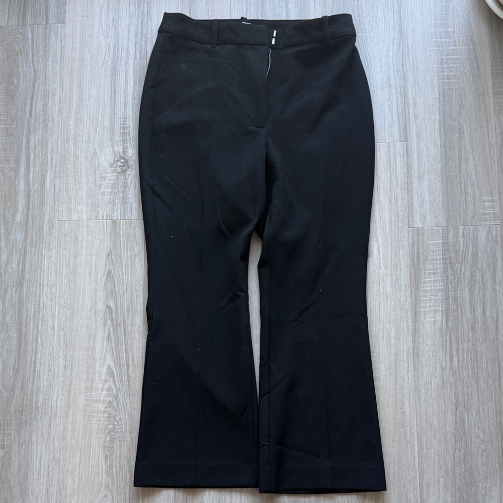 Aritzia Black Stretch Bootcut Pants